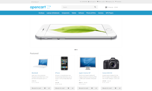 OpenCart Modern Default Theme
